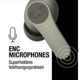 Fresh 'n Rebel - Twins Rise - Draadloze Oordopjes - Dried Green - Bluetooth