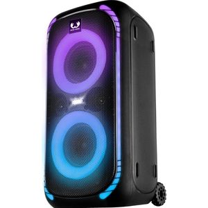 Fresh 'n Rebel Party Speaker Large - Bluetooth - 12 uur Draadloze Speelduur - Bass Boost - Lichtshow - met Trolley