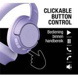 Fresh 'n Rebel - Clam Fuse - Draadloze Koptelefoon - Dreamy Lilac - Bluetooth