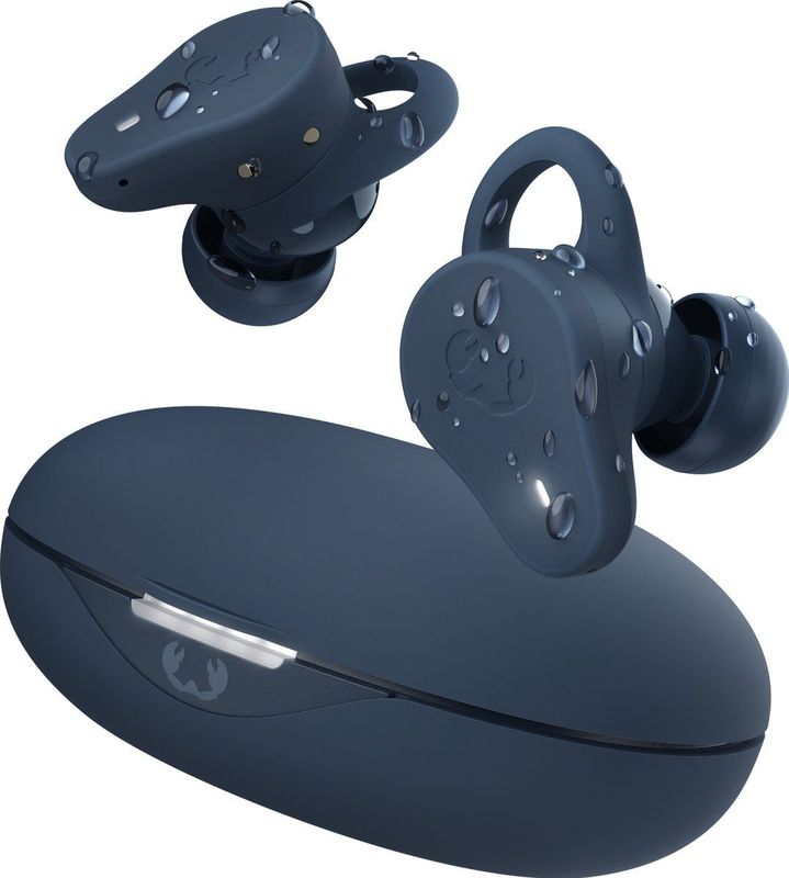 Fresh 'n Rebel Twins Rush Sport Oordopjes Noise Cancelling Draadloos Waterdicht Steel Blue