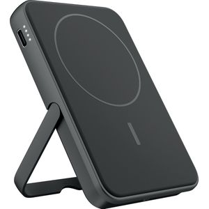Fresh'n Rebel - Magnetic Wireless Powerbank 5000 mAh - Rechargeable battery - Storm Grey - Artikelnummer: 8720249809753