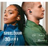 Fresh 'n Rebel - Twins Breez - Draadloze Bluetooth Oordopjes - Storm Grey - 30 uur Speeltijd