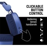 Fresh 'n Rebel - Code Core - Draadloze Koptelefoon - True Blue - Bluetooth