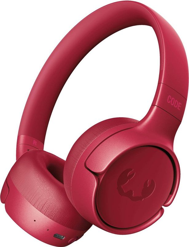 Fresh 'n Rebel - Code Fuse - Draadloze Koptelefoon - Berry Red - Bluetooth