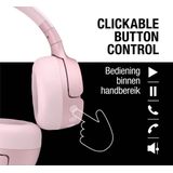 Fresh 'n Rebel - Code Fuse - Draadloze Koptelefoon - Pastel Pink - Bluetooth