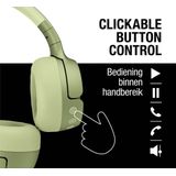 Fresh 'n Rebel - Code Fuse - Draadloze Koptelefoon - Wild Green - Bluetooth