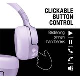 Fresh ‘n Rebel - Code Fuse - Draadloze On-ear Koptelefoon - Dreamy Lilac - Bluetooth 5.3