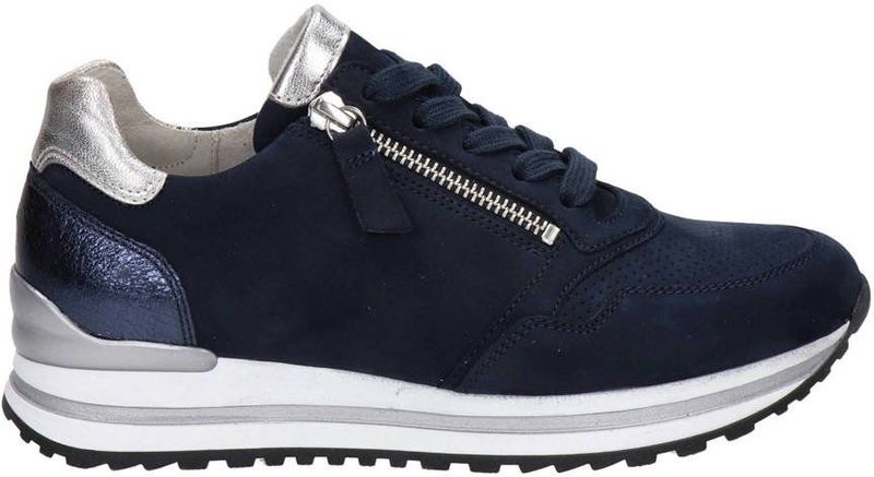 Gabor - Comfort Optifit - Sneakers - Zwart - Suède/Lakleer