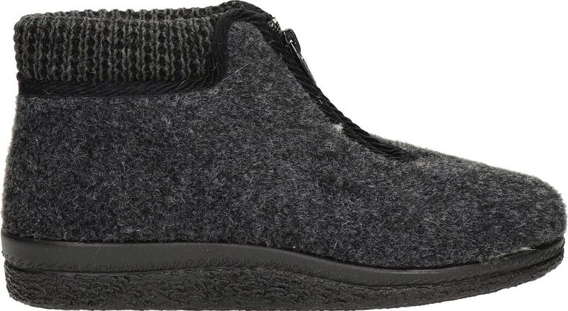 Nelson Home - Pantoffels - Dames - Ruw Gevilt - Hoge Schacht - Rubberen Zool