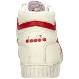 Diadora Diadora hoge leren sneakers off white/rood