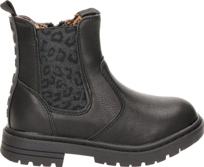 Nelson - Chelsea Boots - Imitatieleer - Panterprint - Zacht Textiel