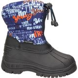 Snow Fun jongens snowboot - Zwart multi
