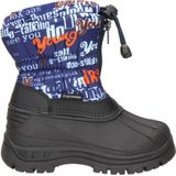Snow Fun jongens snowboot - Zwart multi