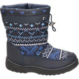 Snow Fun meisjes snowboot - Blauw multi