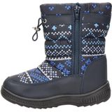 Snow Fun meisjes snowboot - Blauw multi