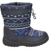 Snow Fun meisjes snowboot - Blauw multi