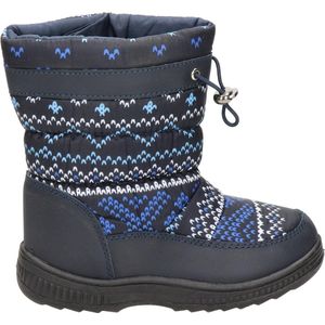 Snow Fun meisjes snowboot - Blauw multi