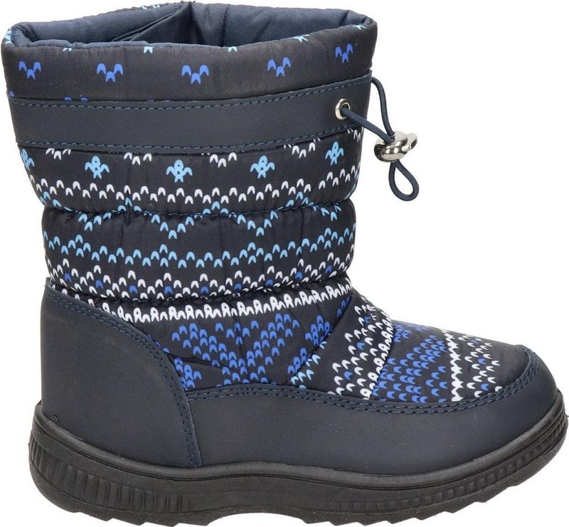 Snow Fun meisjes snowboot - Blauw multi