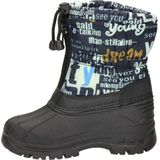 Snow Fun jongens snowboot - Blauw multi