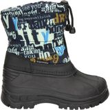 Snow Fun jongens snowboot - Blauw multi
