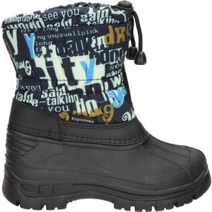 Snow Fun jongens snowboot - Blauw multi