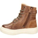 Nelson Kids Leren Veterboots Cognac
