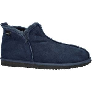 Shepherd - Nelson - Pantoffels - Blauw - Suède - Warme Voering van Schapenwol