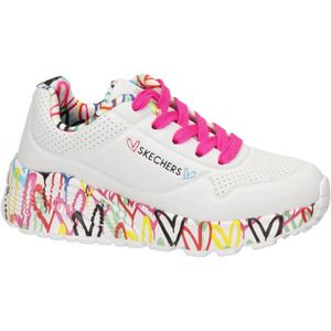 Skechers Uno Light Sneakers Wit/Multi