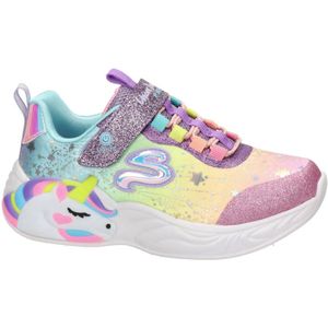 Skechers Unicorn Sneakers met Lichtjes Roze/Multi