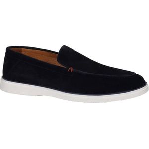 Nelson Suède Loafers Donkerblauw