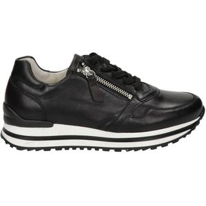 Gabor Leren Sneakers Zwart