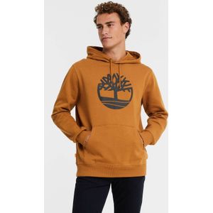 Timberland - Hoodie - Cognac - Met Logo - Kangoeroezak