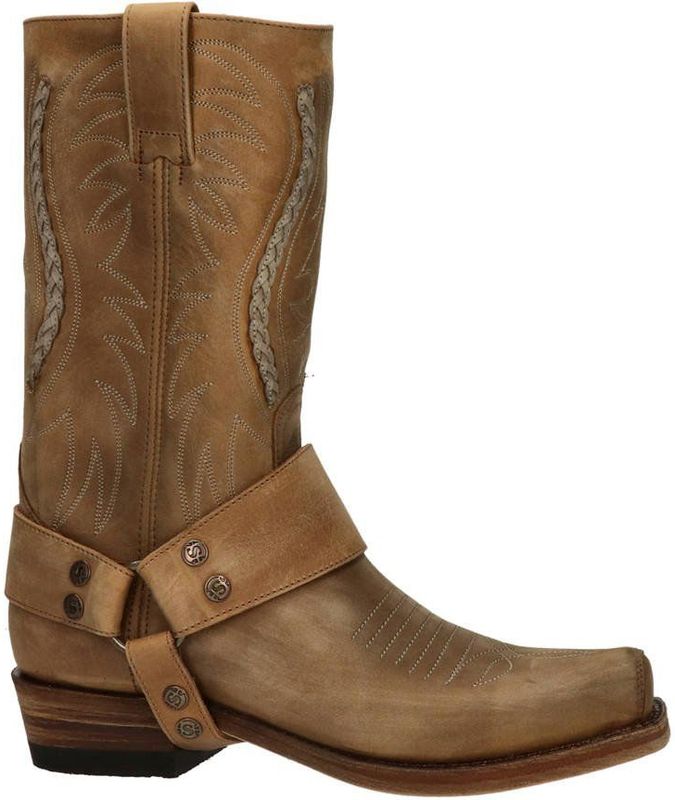Sendra Seta Leren Cowboylaarzen Cognac