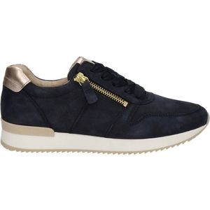 Gabor Nubuck Sneakers Blauw