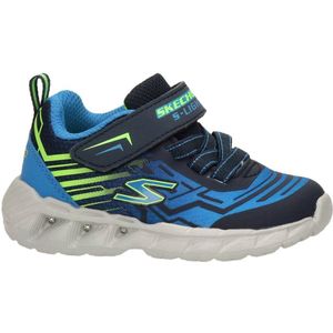 Skechers Bozler sneakers met lichtjes blauw