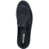 Nelson Ramon - Heren Mocassin - Blauw - Hoogwaardig Suède