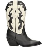 Nelson dames cowboylaars - Zwart wit