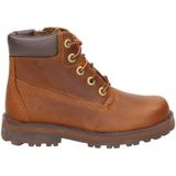 Timberland - Courma Kid - Veterboots - Cognac - Nubuck - Rits- en Vetersluiting