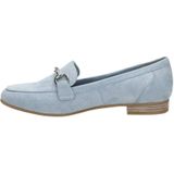 Marco Tozzi suède loafers blauw