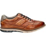 Bugatti leren veterschoenen cognac