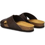 Nelson - Heren Slipper - Zwart - Kunstleer - Geheugenfoam Voetbed