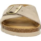 Nelson - Dames Slipper - Taupe - Suède - Comfortabele Banden