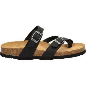 Nelson - Dames Slipper - Zwart - Gezondheidsslippers