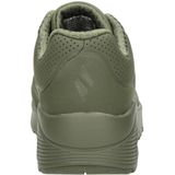 Skechers - Uno - Sneakers - Imitatieleer - Zwart