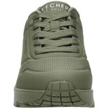 Skechers - Uno - Sneakers - Imitatieleer - Zwart