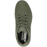 Skechers - Uno - Sneakers - Imitatieleer - Zwart