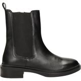 Nelson Leren Enkelboots Zwart