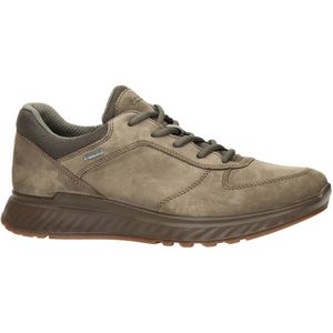 Ecco Exostride Nubuck Veterschoenen Taupe