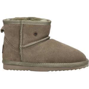 Warmbat Australia Wallaby gevoerde suède enkelboots kaki