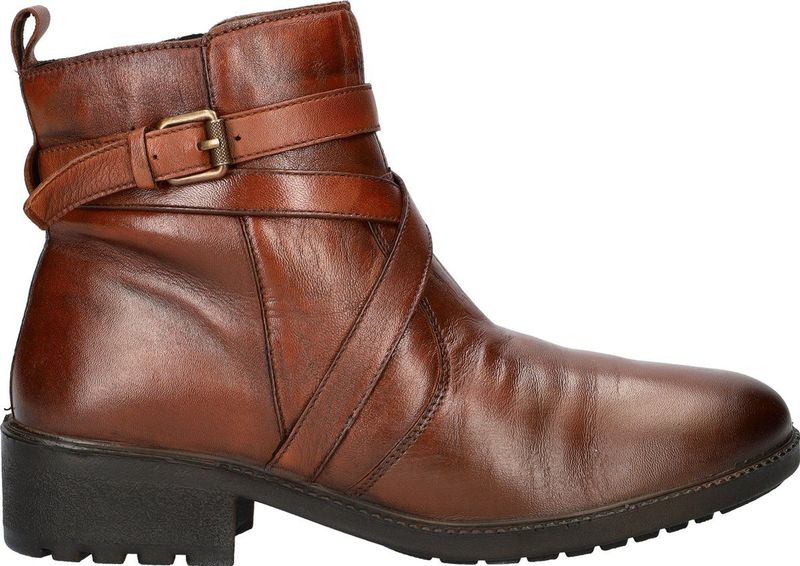 Nelson - Enkellaarsjes - Zwart - Leer